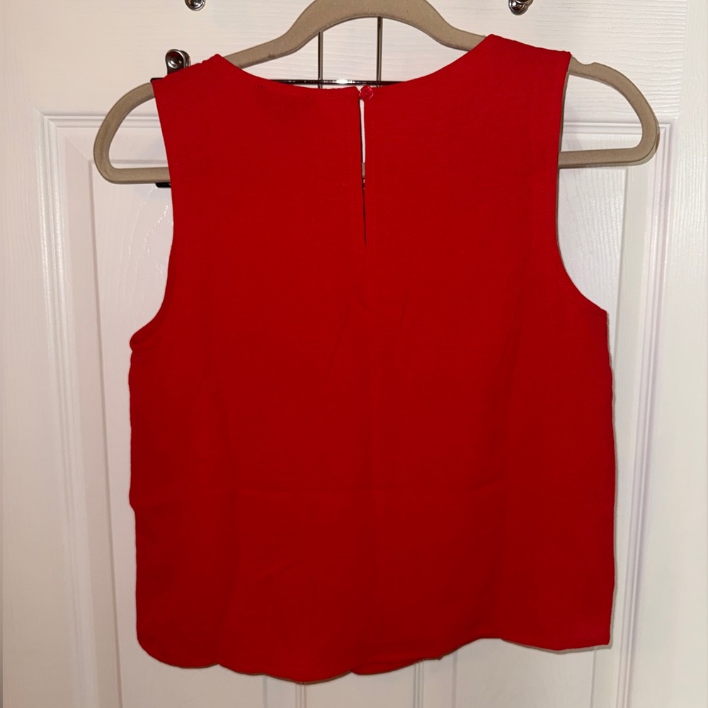 Timing Women’s Red Bow Accent Blouse - Picture 2 of 4